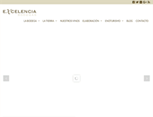 Tablet Screenshot of bodegasexcelencia.com
